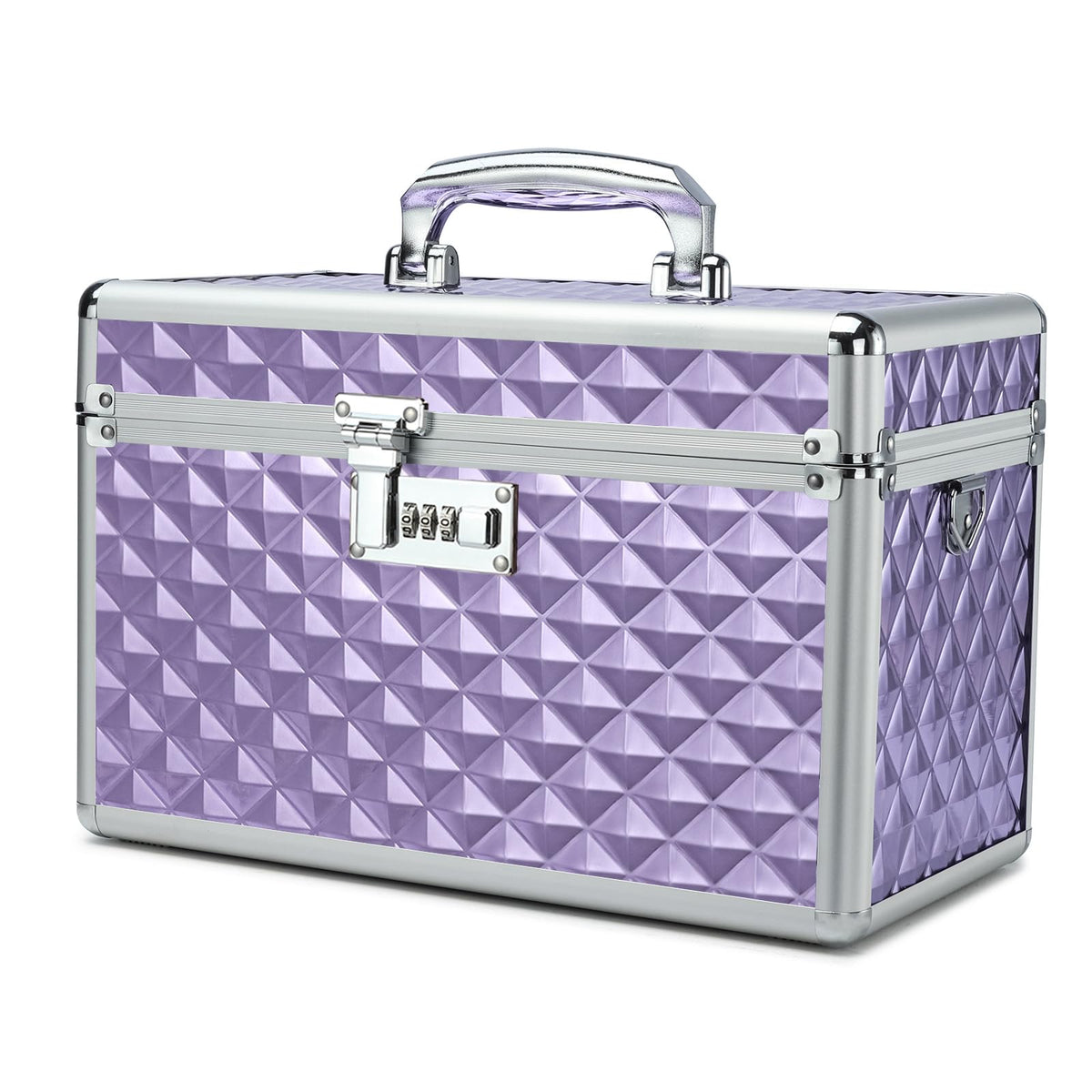HEWEI WORKS Storage Lock Box with Combination Lock, Lockable Medicine Storage Box, Empty First Aid Box, Security Lockbox