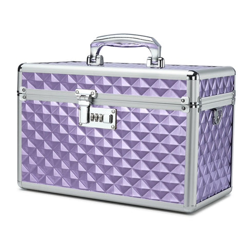 HEWEI WORKS Storage Lock Box with Combination Lock, Lockable Medicine Storage Box, Empty First Aid Box, Security Lockbox
