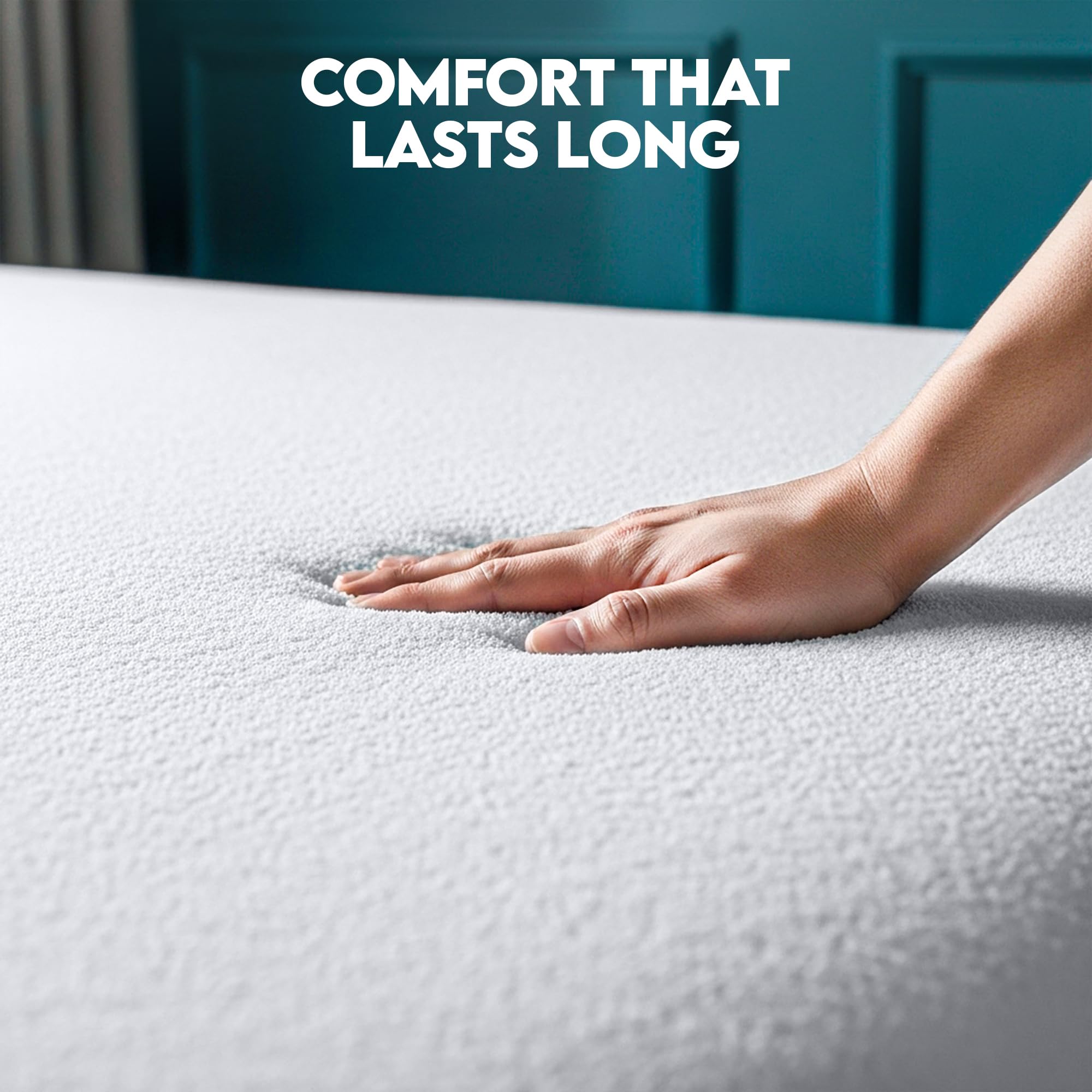 Utopia Bedding Bamboo Waterproof Mattress Protector Twin, Mattress Cover, Breathable, Fitted Style with Stretchable Pockets