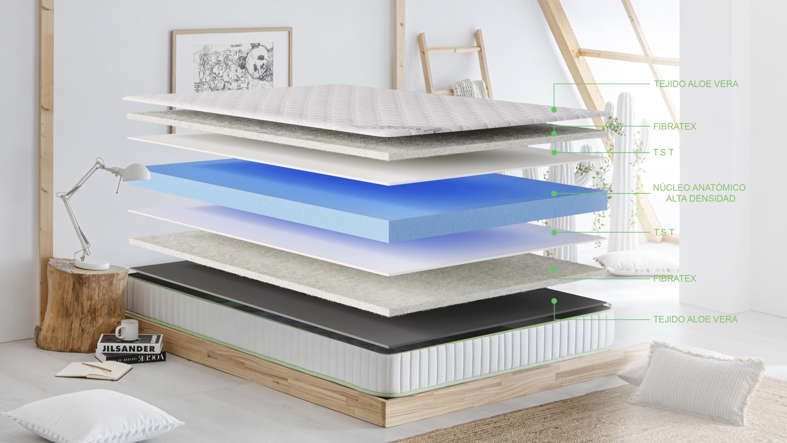 Dormio ORTOPEDIC Sport Mattress 90 x 190 x 14 cm