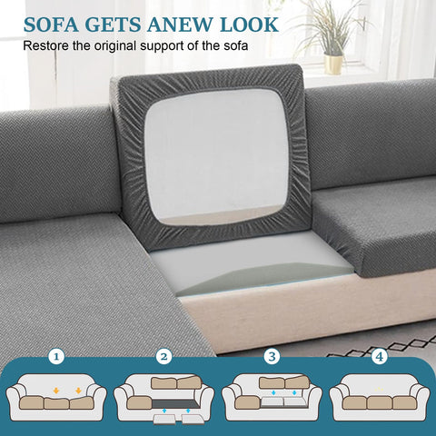 LIROPAU 50 x 50 x 5 cm Foam Cushion Couch Cushion Support