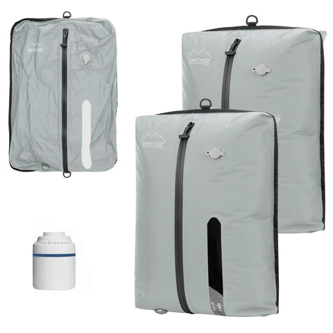 Vacuum Storage Bags for Clothes Reusable TPU Space Saver Bags for Travel with Zip Waterproof Packing Organisers Packing Cubes for Suitcase Backpack