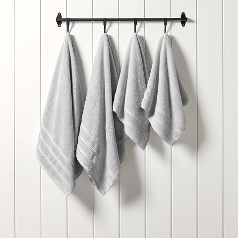 Christy Antalya Large Bath Towels | Set of 6 | 100% Turkish Cotton | 600GSM | Soft Plush Luxury Towel Set