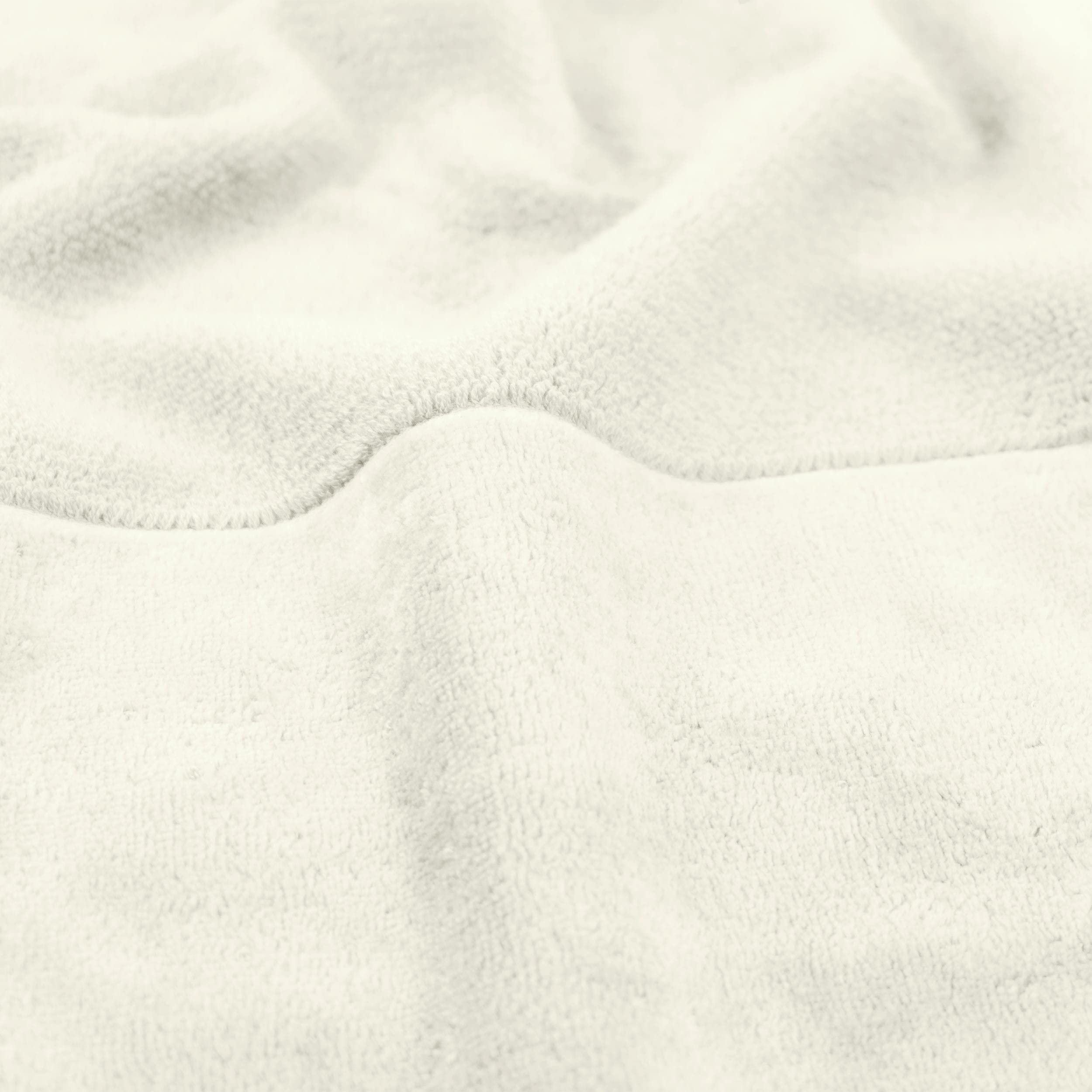 Möve Bamboo Luxe guest towel 30 x 50 cm made of 60% cotton / 40% viscose from bamboo cellulose, ivory