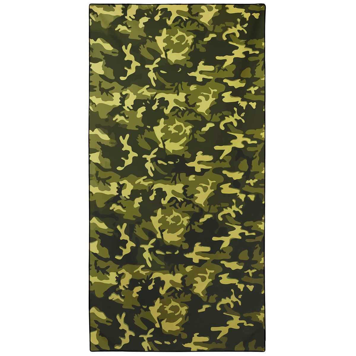 Violetpos Green Jungle Camouflage Beach Towel, Extra Large 180x90 cm 250GSM Microfibre, Sand Free Quick Dry