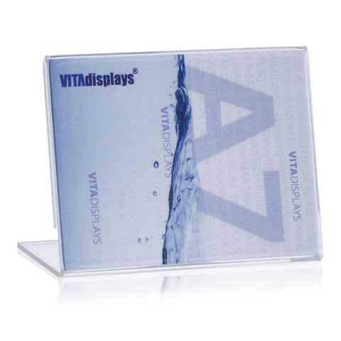 VITAdisplays® Hanging Wall File 10 Pack DIN A7 Transparent