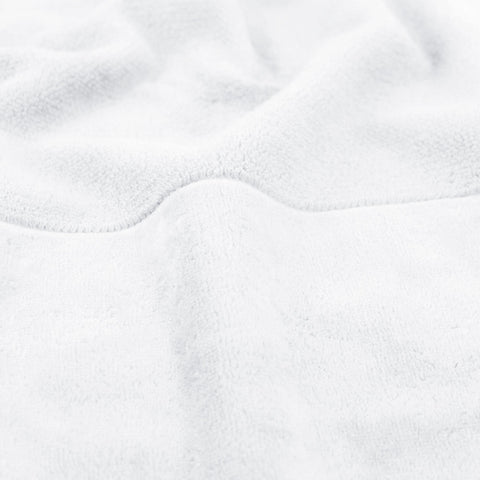 Möve Bamboo Luxe towel 50 x 100 cm made of 60% cotton / 40% viscose from bamboo cellulose, snow