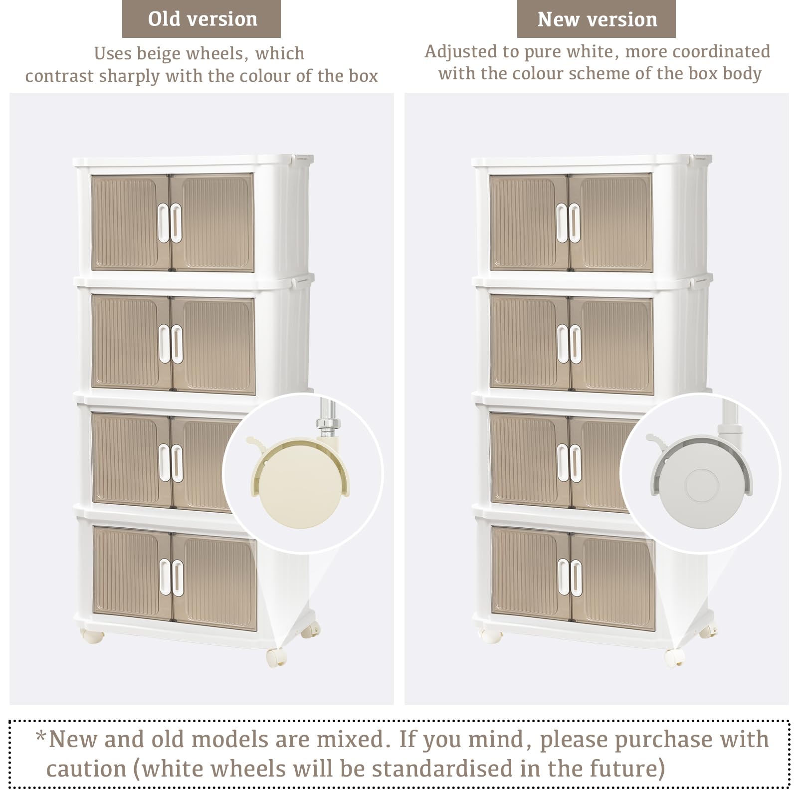 Stackable Plastic Storage Boxes with Lids White Storage Box on Wheels