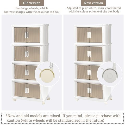 Stackable Plastic Storage Boxes with Lids White Storage Box on Wheels