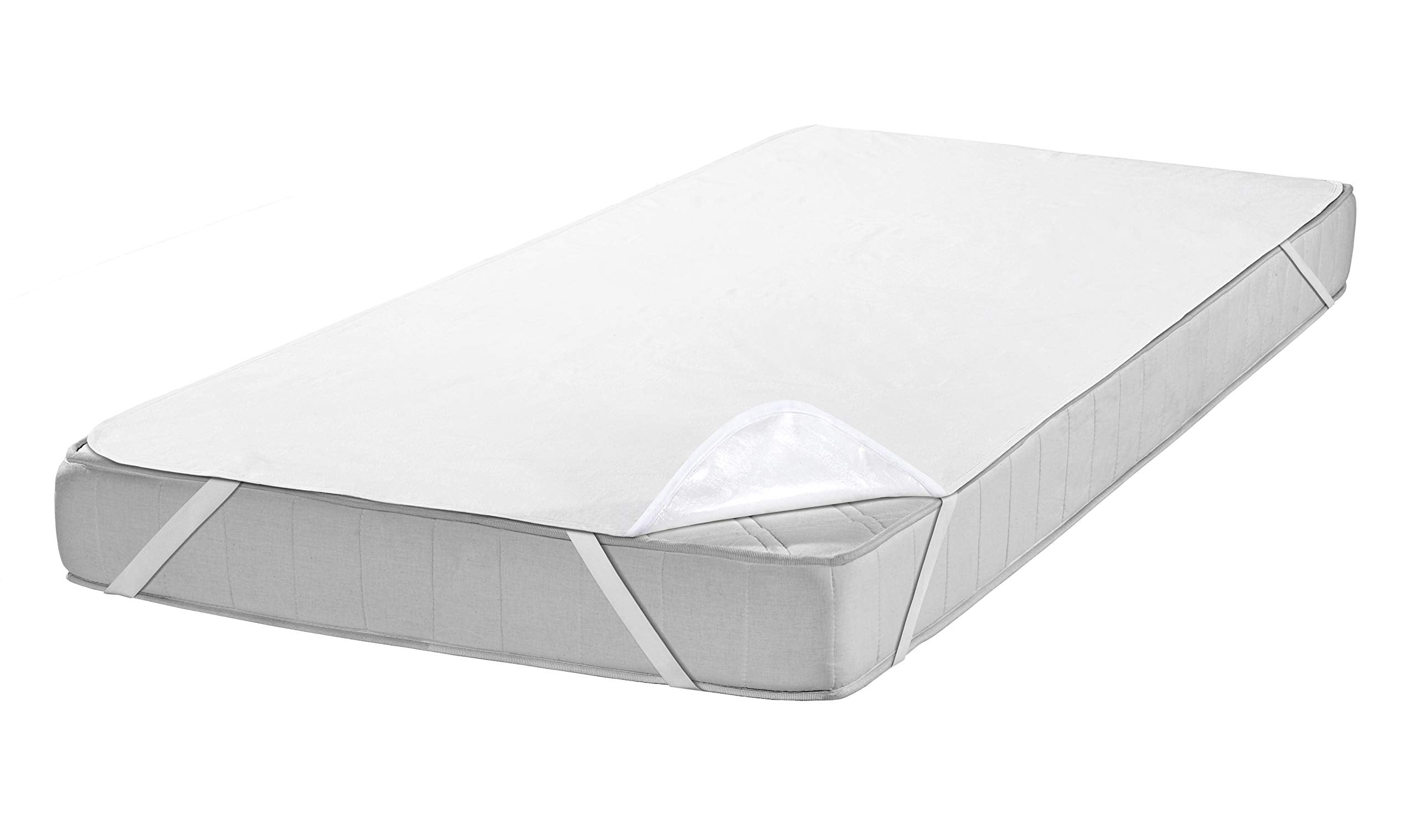Setex Waterproof Towelling Incontinence Sufferers/for Use As for Hygiene Conscious Mattress Protector Mattress Protection, COTTON, white