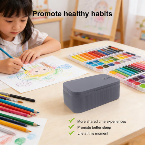 DingGreat Lockable Storage Box with Combination Lock - Secure Small Lock Box for Medicine, Snack, Phone, Fridge & Travel - BPA-Free, Odor-Proof