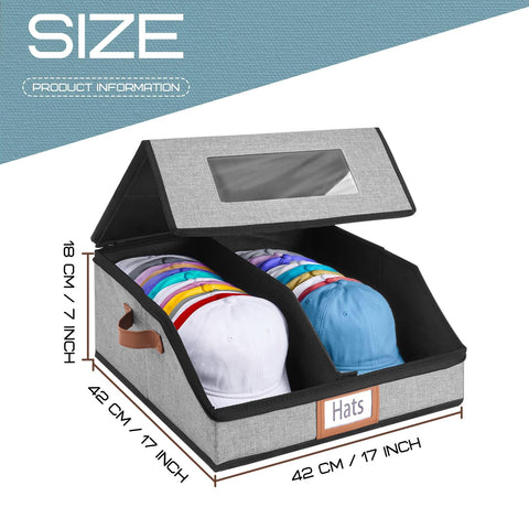 WERNNSAI Hat Storage for Baseball Caps, Holds up to 28 Hats