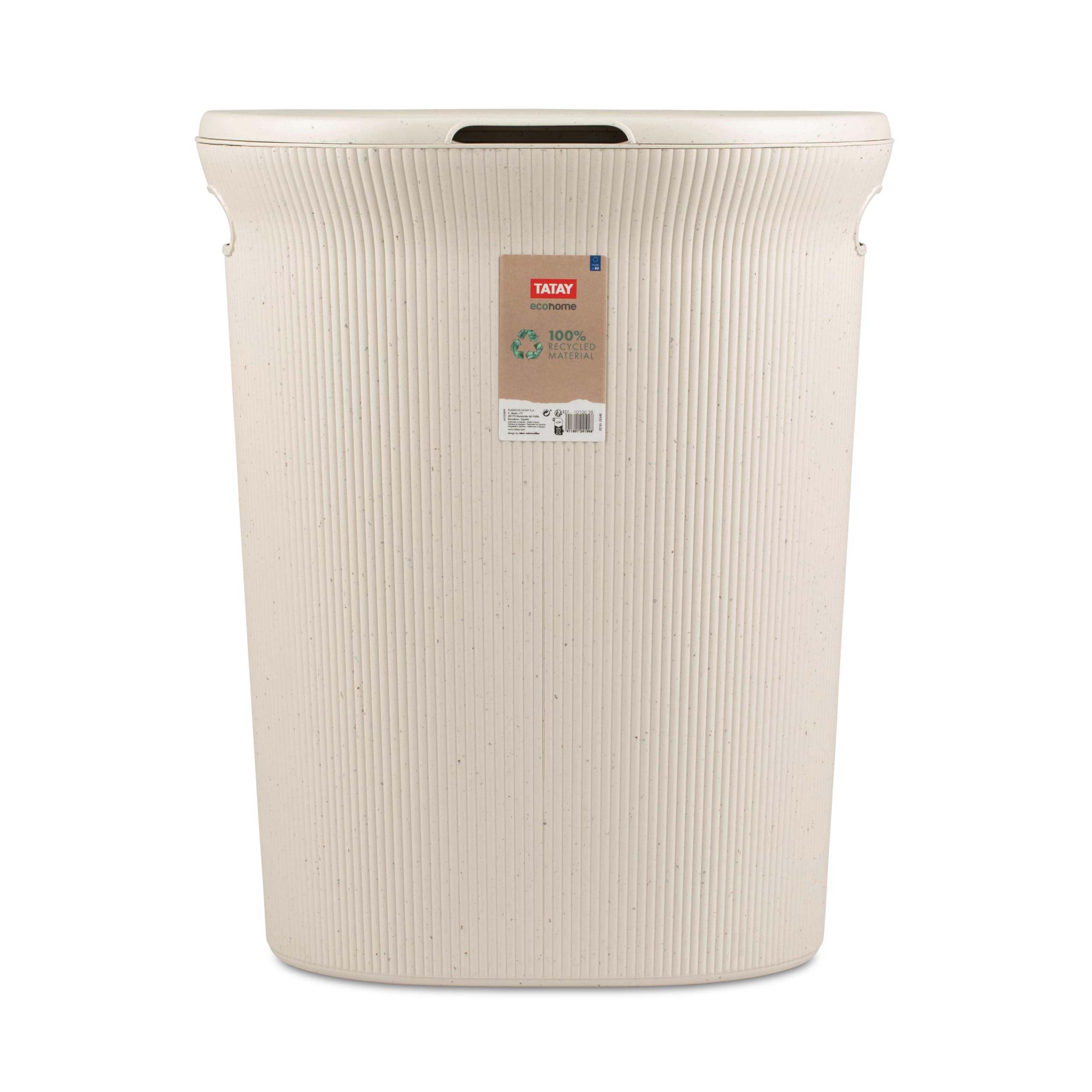 TATAY Laundry Basket Baobab 100% Recycled Plastic Polypropylene