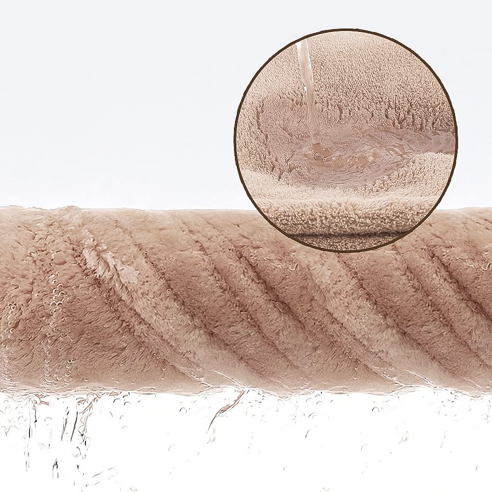 Microfiber Hair Drying Cap Super Absorbent Hair Drying Towels Wrap Women Girls Quick Dry Hair Turban Cap with Button Design Bath Shower Head Wrap