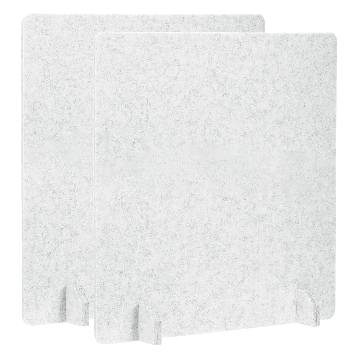 PATIKIL Desk Dividers 60x60cm, 2 Pack Desk Privacy Panel Freestanding Noise Reducing Partition Acoustic Panel with 4Pcs Support Feet for Testing