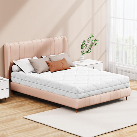 wowttrelax Small Double Mattresses 4ft, 15cm Foam Mattress with 2 Hardness Levels, Soft and Medium-Soft, Removable Cover