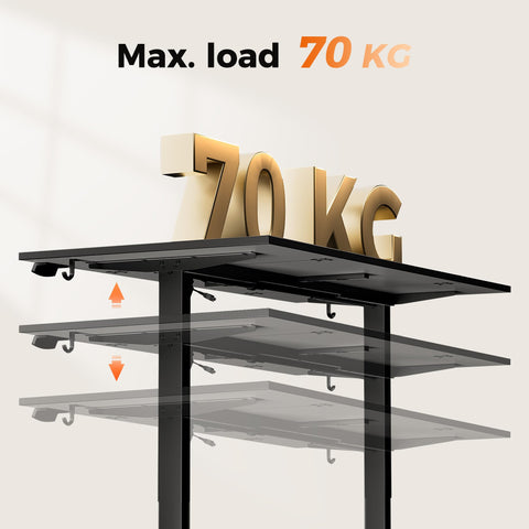 Agilestic Height Adjustable Electric Desk, 2 Memory Height, 120x80cm