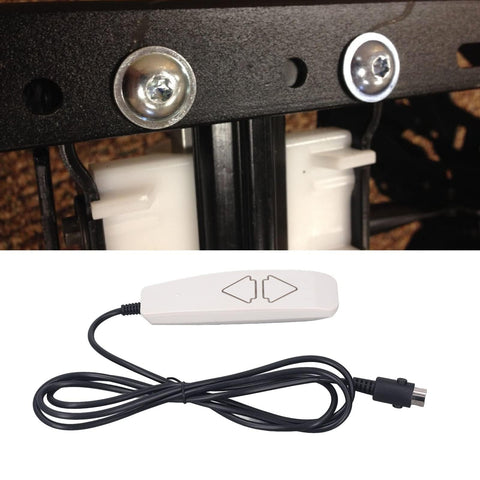 Lift Chair Remote, 6x1.7x1.1in Universal 2 Push Button 5 Pin Lift Chair Hand Control Up and Down Controller Handle Replacement for Power Recliner