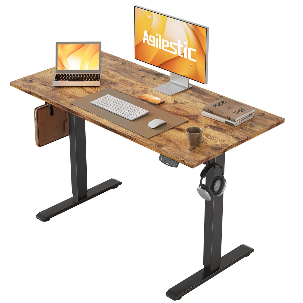 Agilestic Electric Standing Desk, 2 Memory Buttons, 100x60cm