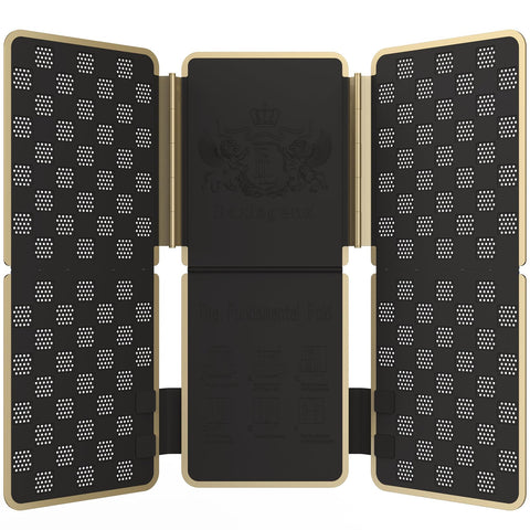 BoxLegend V7 Folding Board for Clothes, Premium with Metal Edges, Black
