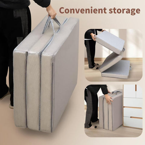 Gwydre Tri-fold 190 * 75 * 10cm Small Single Memory Foam Mattress