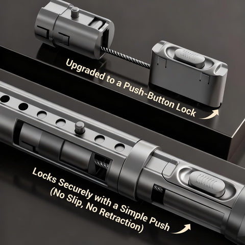 Heavy Duty Tension Pole, Extendable Curtain Rod No Drill - Telescopic Adjustable Rods for Window or Door, 70cm- 120cm