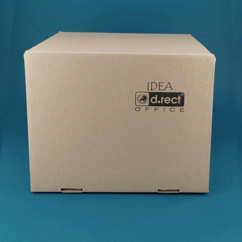 D.RECT Archive Box Cardboard A4 Idea Set of 6 Brown