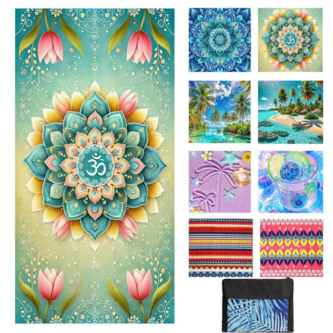 JAODFK Microfibre Beach Towel 71"X32" Quick Dry Lightweight Sand Free Extra Large Thin Towels Travel Essentials For Adults Womens Swim Bath