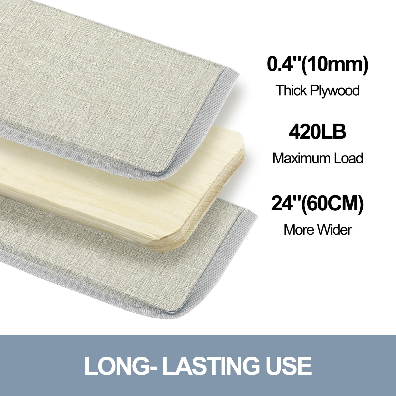 VERONLY Couch Cushion Support for Sagging Seat - (60x205CM) Wooden Sofa Support Strengthener Boards for Extra Large 3 Seater