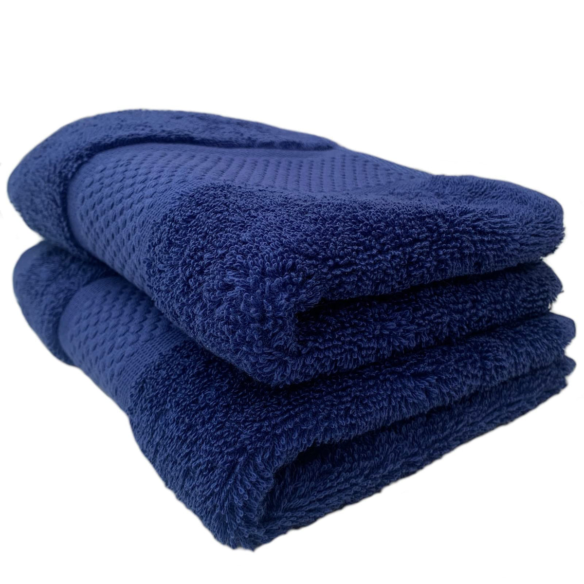 Sue Rossi Guest Towels 30 x 50cm Set Of 2, Organic Turkish Combed Cotton, 600gsm Thick, Soft & Absorbent Bathroom Or Kitchen Small Hand Towel