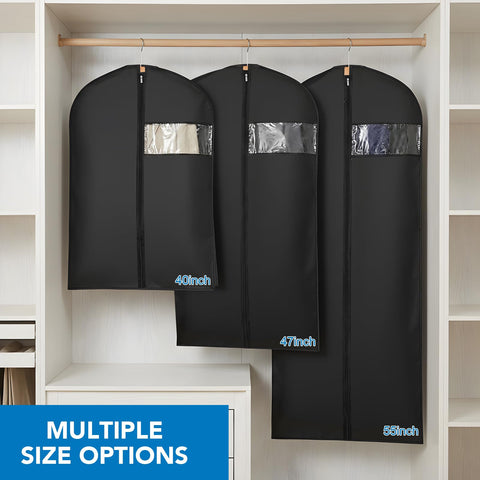 2 Pack Dress Bags Covers Long, PEVA Garment Bags, Dress Covers 60cm*140cm