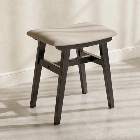 YQJJGL Dressing Table Stool Comfortable Vanity Stool Simple Padded Stool Chair for Makeup Desk Easy-To-Install Bedroom Chair Stool Suitable for