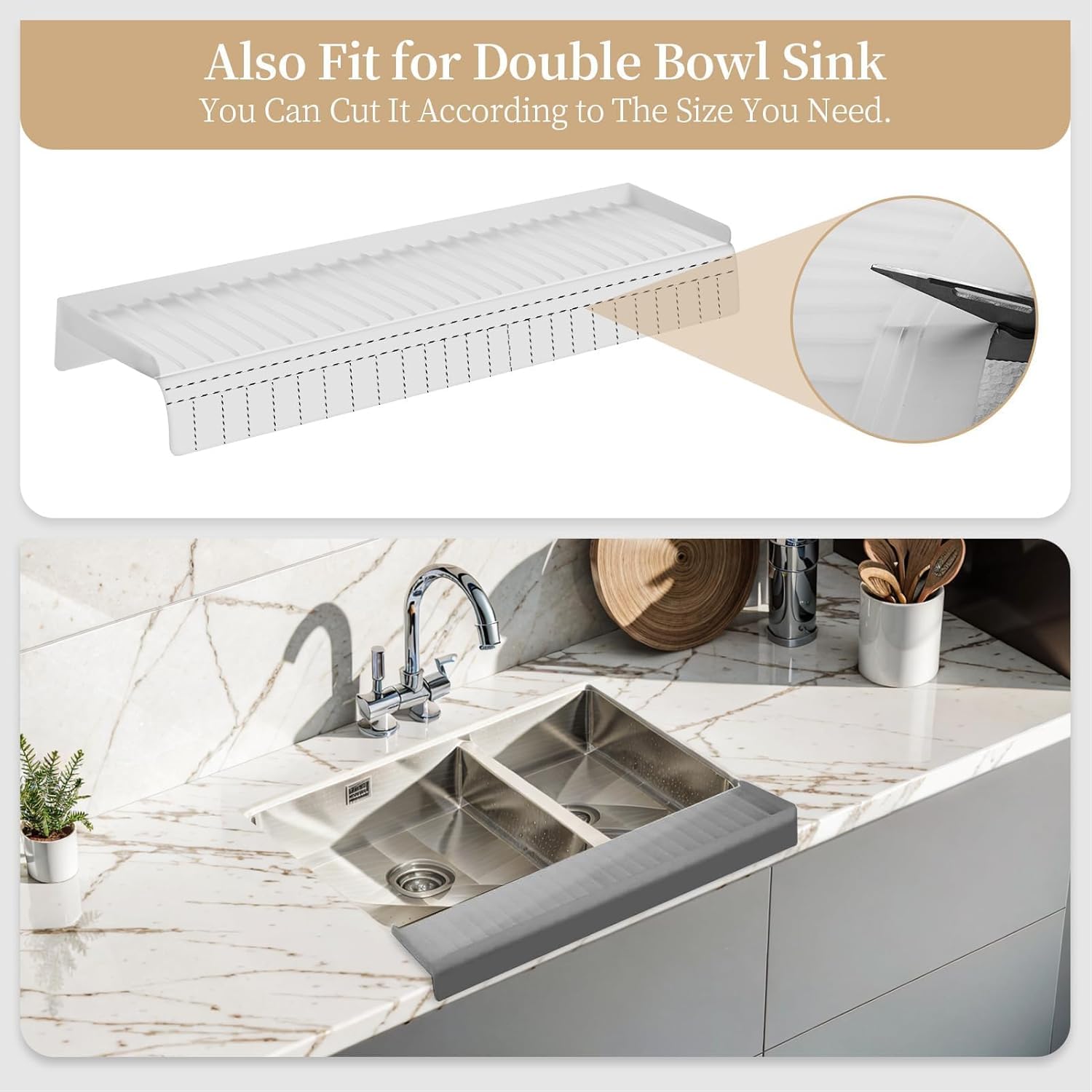 Sink Protector Countertop Guard Retractable Silicone Splashback for Kitchen Bathtubs OVAQUIXIggwa74e52d11