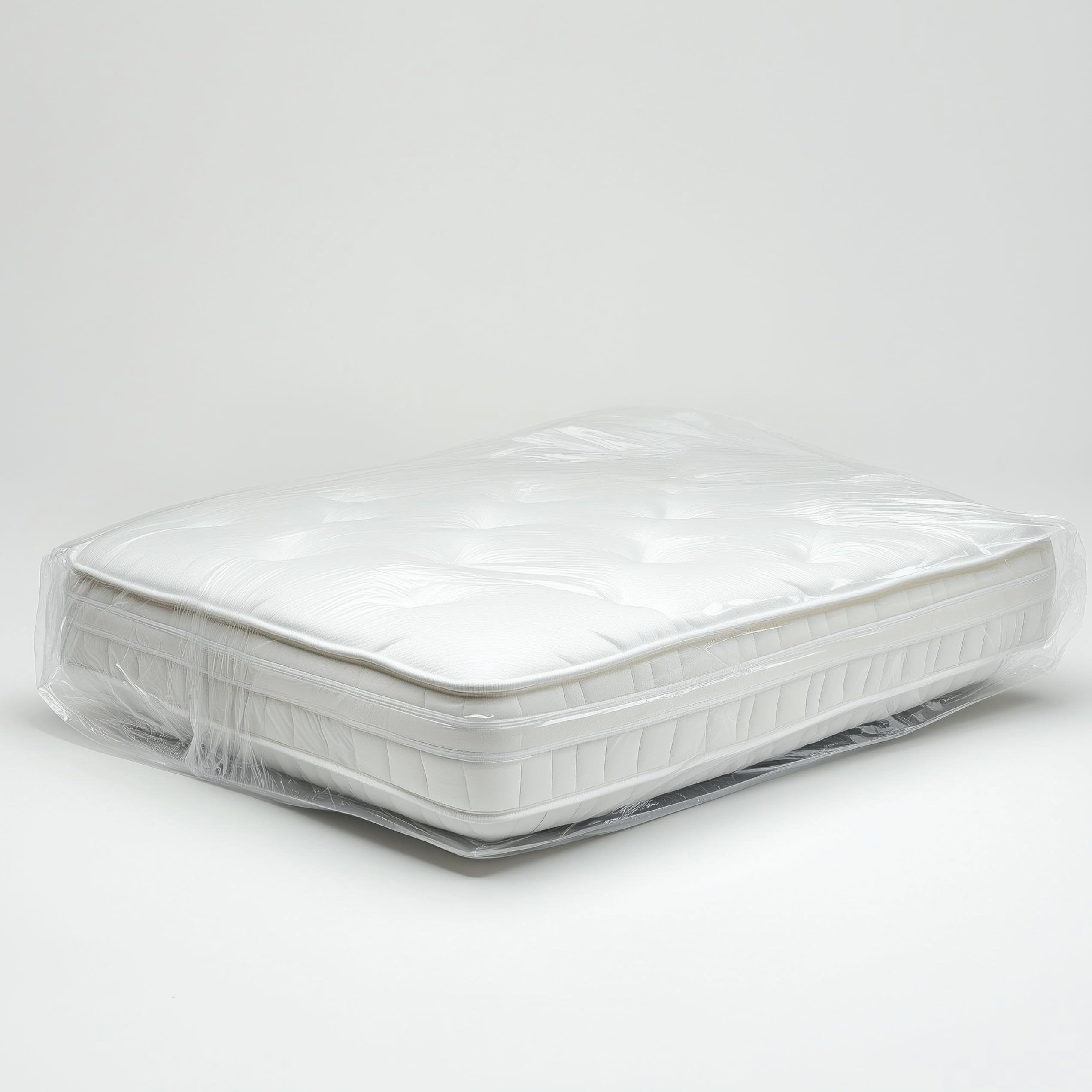 Just Accessories® Heavy Duty Mattress Bag For Storage Moving Removal Mattress Polythene Protector Cover (4ft 6" Double 4'6" Mattress Bag)