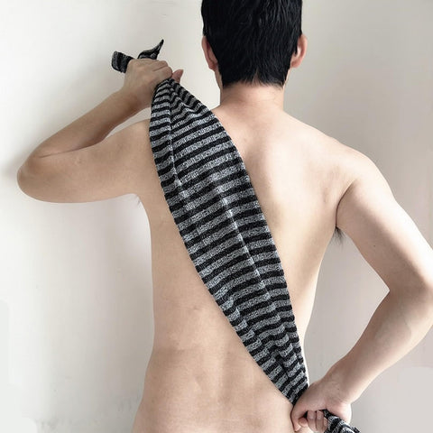 Exfoliating Towel, Exfoliating Antibacterial Shower Towel, Japanese Washcloth Exfoliating Towels for Men Women