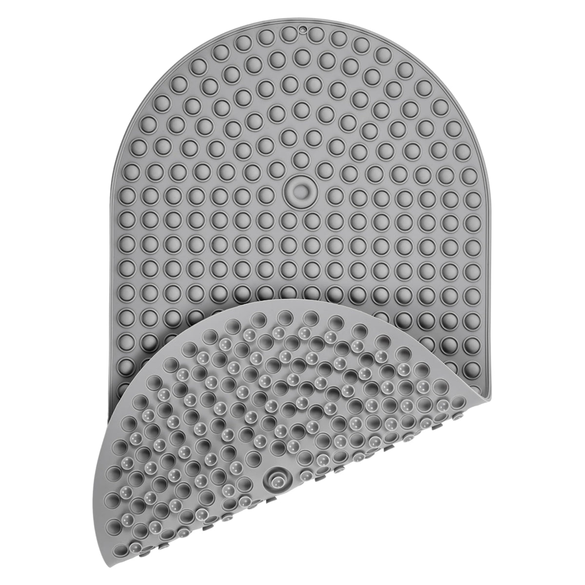 Silicone Bathtub & Shower Mat Non Slip, Bubble Massage Anti Slip Shower Floor Mat with 27 x 15 Inches for Easy Storage