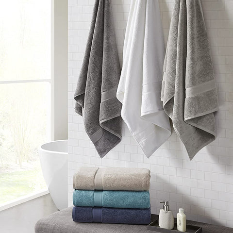 Madison Park SIGNATURE 800GSM 100% Cotton Luxurious Bath Towel Set Highly Absorbent, Quick Dry, Hotel & Spa Quality for Bathroom
