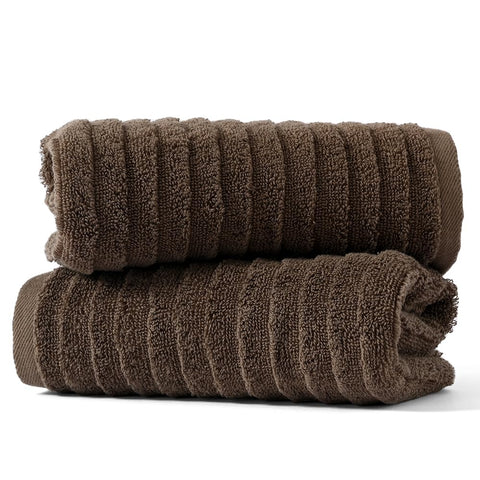 sense gnosis Super Soft Luxury Hand Towel Stereoscopic Ladder Striped Design 100% Cotton Absorbent Decorative hand Towel for Bathroom 13 x 29 Inch