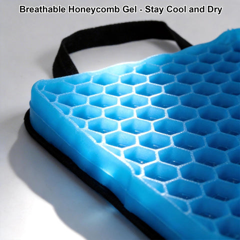 Gel Seat Cushion, Foldable Pressure Relief Cushions Non-Slip Ergonomic