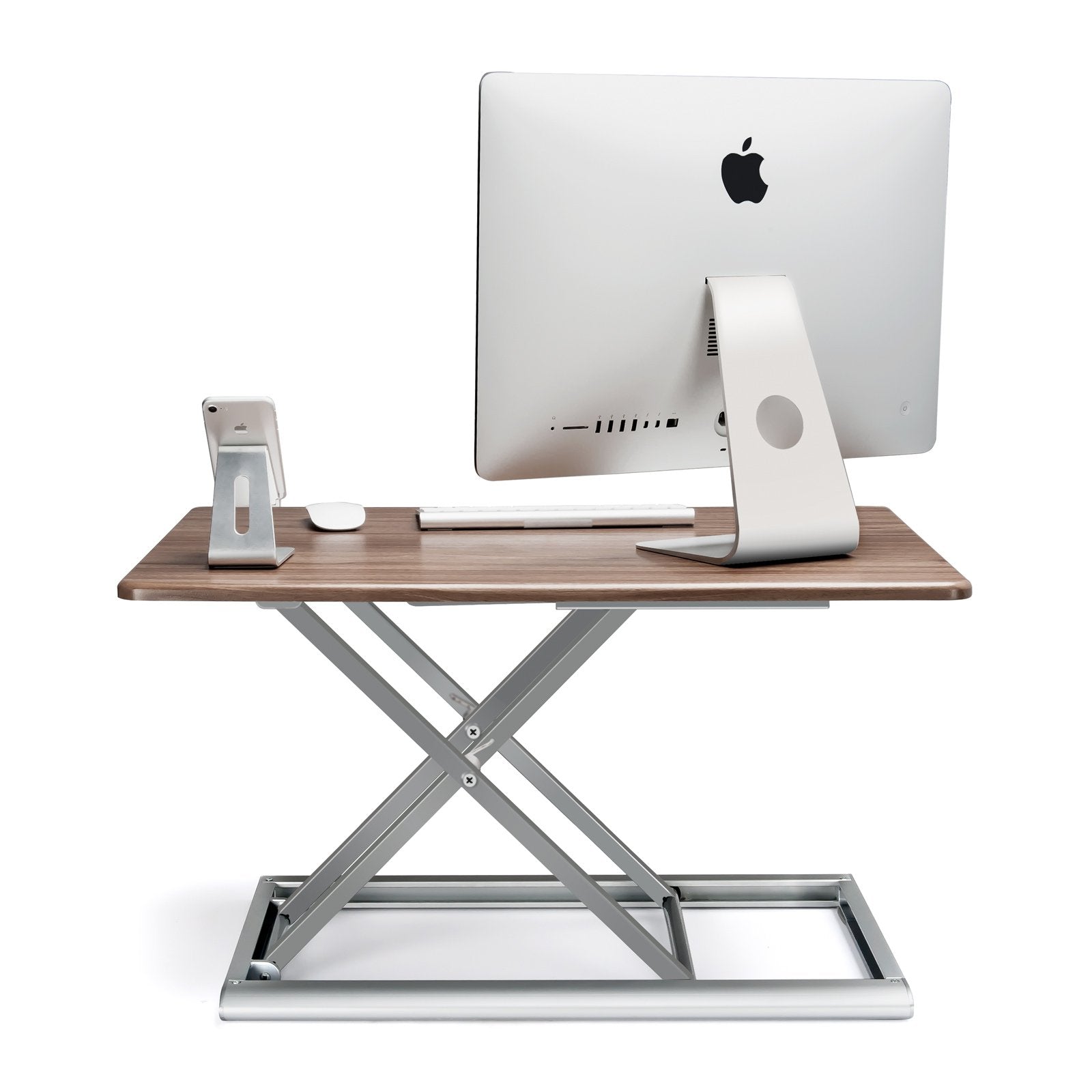 ThingyClub® Standing Desk Converter Height Adjustable Sit to Stand fits Laptop and Monitor, 765 x 51 mm working surface, 55~430mm Adjust Height