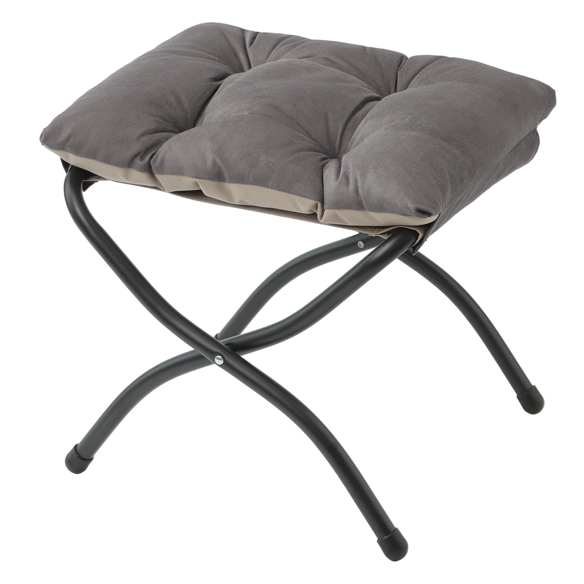 Mordchil EU 15"(H) Folding Ottoman, Foldable Footrest Stool, Portable Small Foot Stool for Couch, Collapsible Foot Rest Ottoman for Sofa