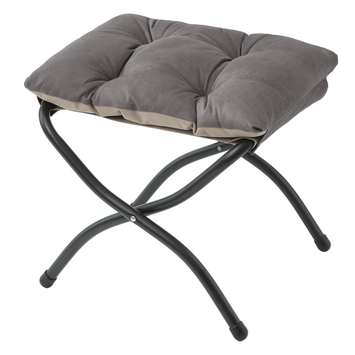 Mordchil EU 15"(H) Folding Ottoman, Foldable Footrest Stool, Portable Small Foot Stool for Couch, Collapsible Foot Rest Ottoman for Sofa