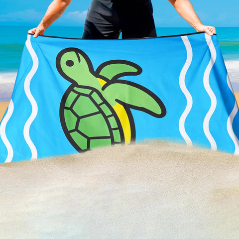 Violetpos 2 Pack Extra Large 180x90 cm Beach Towels, 250GSM Premium Microfibre, Sand Free Quick Dry Lightweight