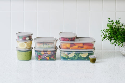 SmartStore Leakproof Food Storage Container 1,6L - Set of 6 | Dishwasher, Fridge, Microwave Safe | Lunch Box Meal Prep | Food Approved, BPA Free
