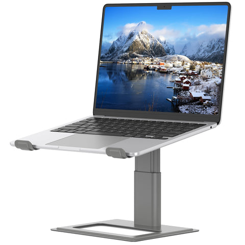 SOUNDANCE Adjustable Laptop Stand for Desk, Computer Stand, Ergonomic Laptop Riser Holder Compatible with 10 to 17.3 Inches Notebook PC Computer
