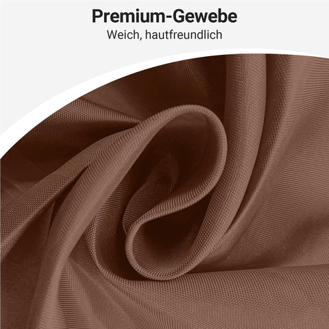 Lerores Shower Curtain, 120 x 160 cm, Brown, Weighted Hem, Anti-Mould Textile, Water-Repellent, Washable Polyester Fabric Bath Curtains for Bathroom