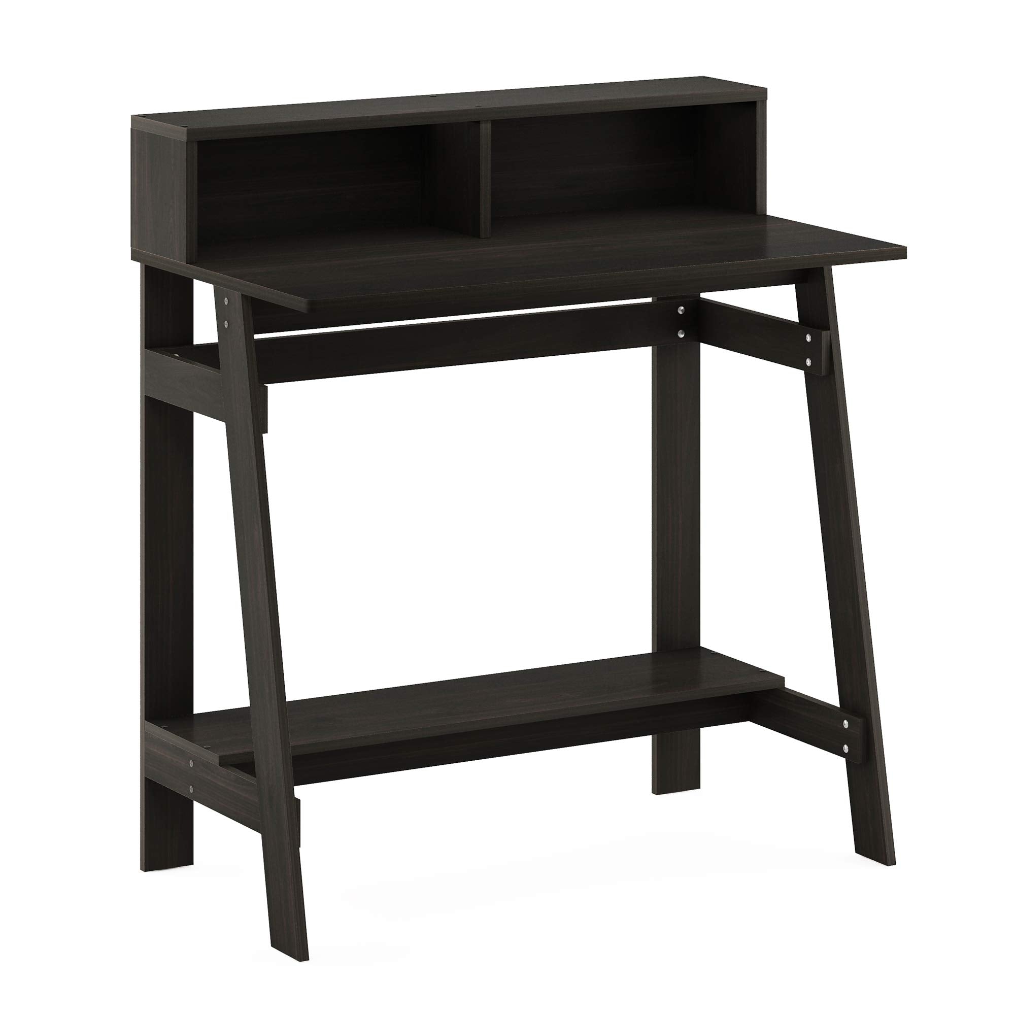 Furinno Simplistic A Frame Computer Desk, Study Desk, Writing Desk, Espresso