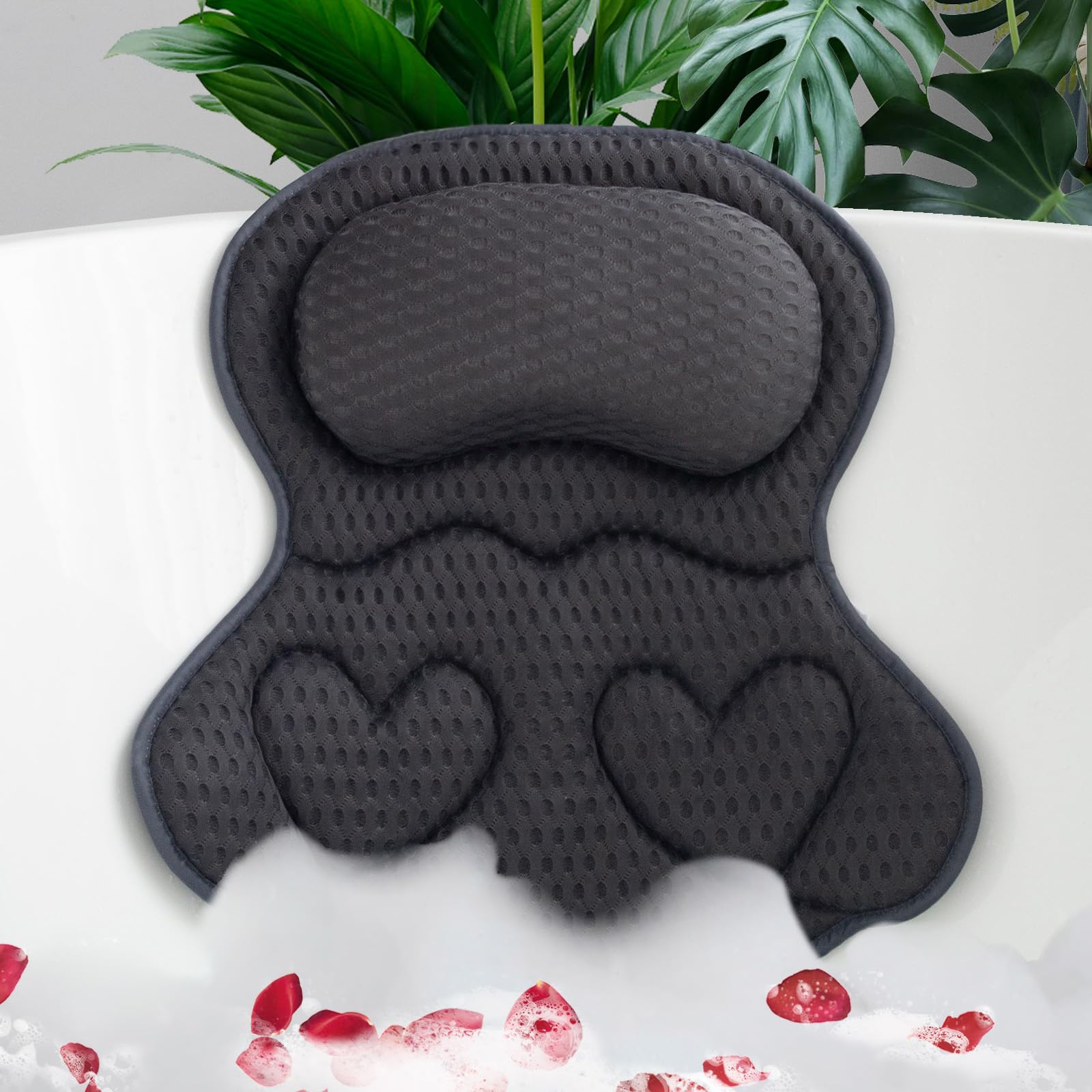 Joeyset Bath Pillows for Tub Luxury, Bath Pillow for Head and Neck, Fit Bathtub Hot Tub Relaxing Gifts for Women