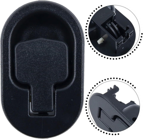 Rzcin 1Pc Black Recliner Replacement Part Sofa Chair Couch Release Lever Pull Handle Replacement Recliner Handle ABS Plastic Fits Both A 6mm and 3mm