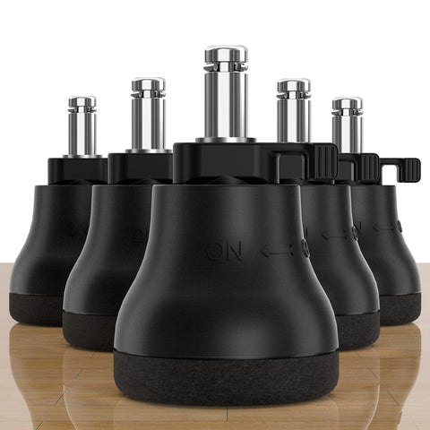 Bell Glides Replacement Office Chair, Fixed Stationary Castors